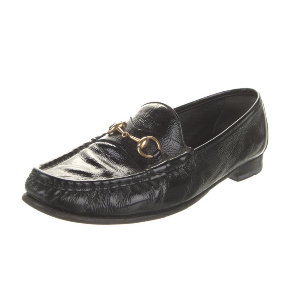 Gucci vintage patent loafer